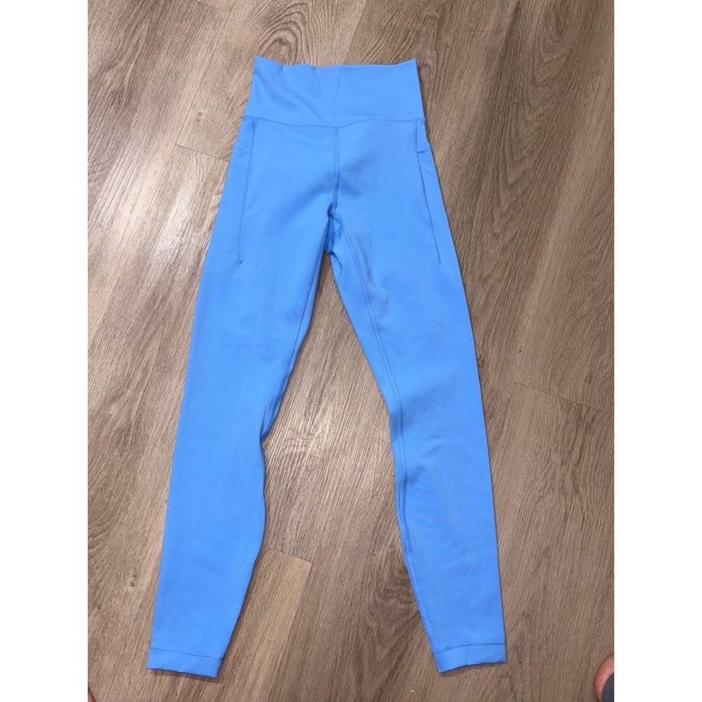 All in Motion Super Flex Ultra High Rise 7/8 Leggings Blue XS Pockets